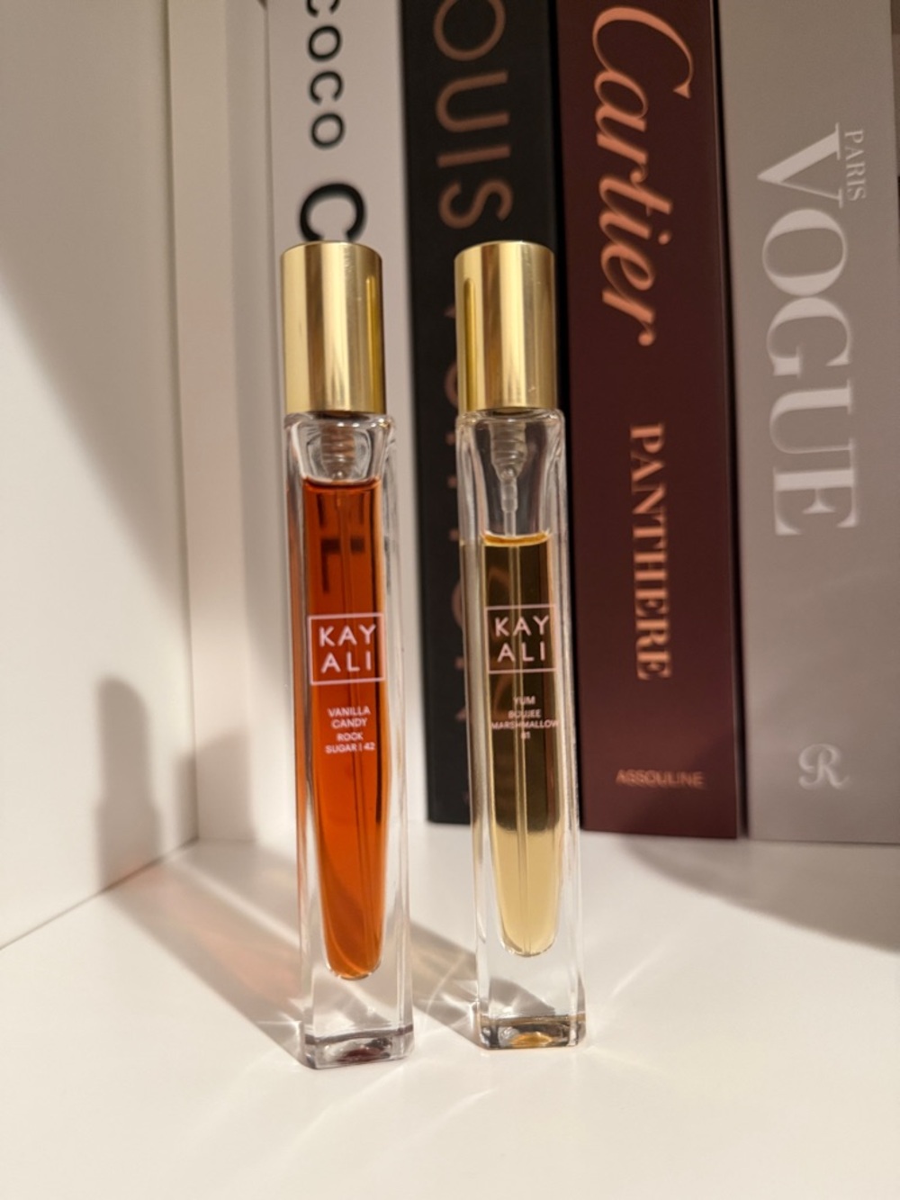 Kayali travel sized perfumes